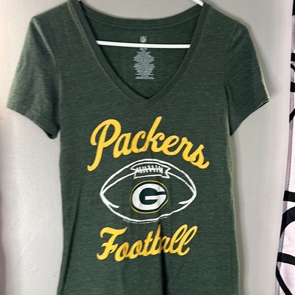 NFL team apparel Green Bay Packers short sleeve shirt, size extra small - Picture 3 of 8